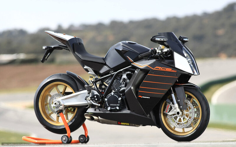 Black and Orange Motorcycle — Dynamic