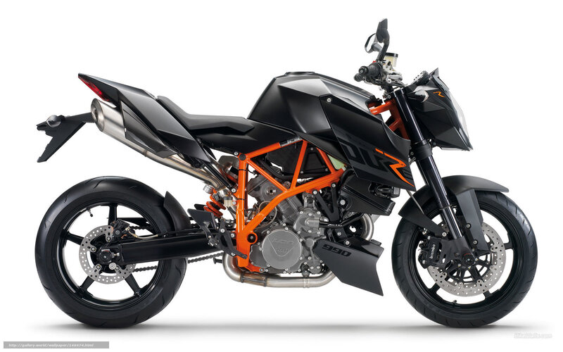 Black and Orange Motorcycle — Neutral, Photograph, Exhaust Pipe