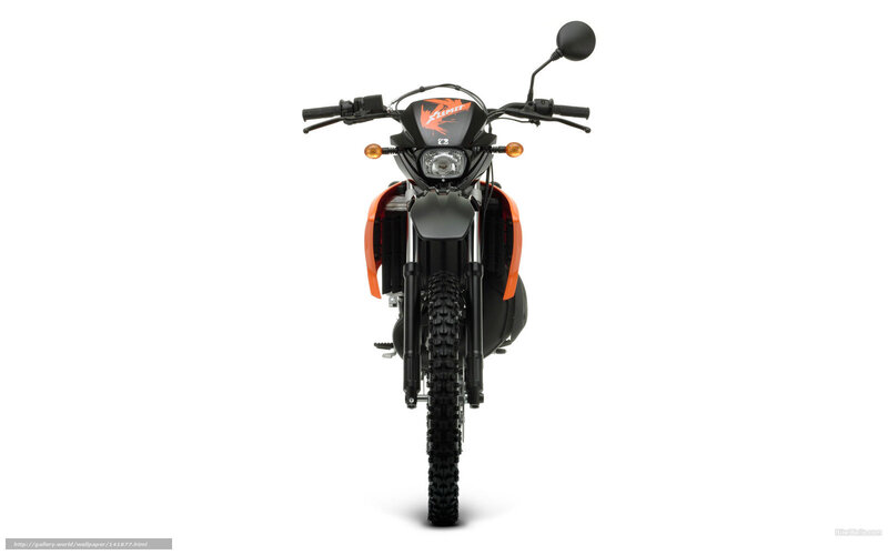 Black and Orange Motorcycle — Neutral, Photograph, Handlebars