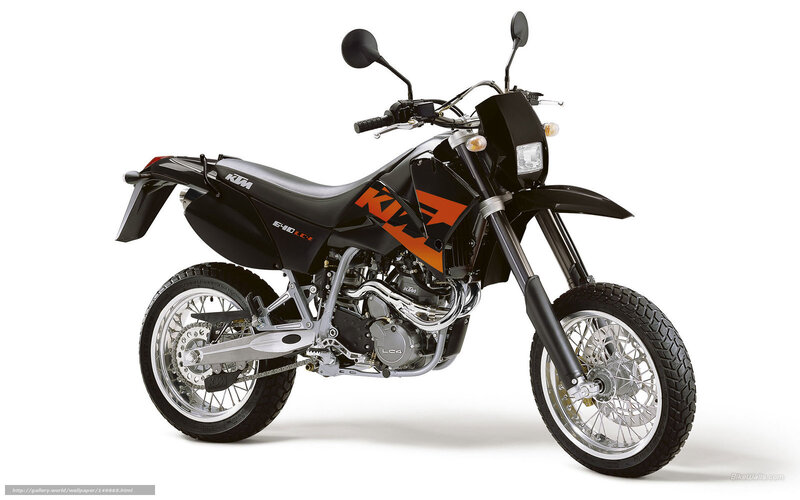 Black and Orange Motorcycle — Neutral, Photograph, Seat, Handlebars