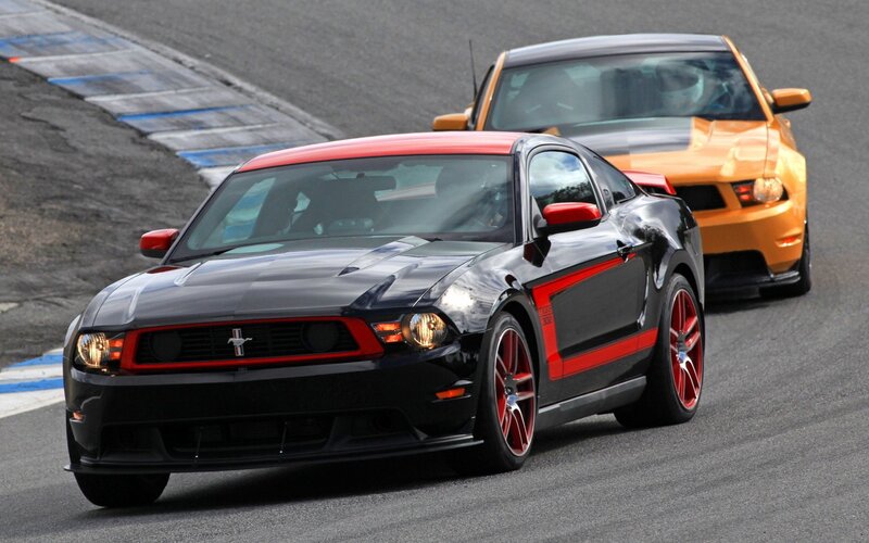Black and Orange Mustang — Dynamic