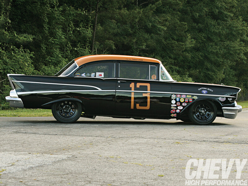Black and Orange Race Car — Calm