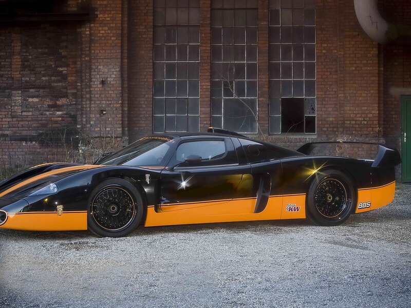 Black and Orange Race Car — Dramatic, Photograph