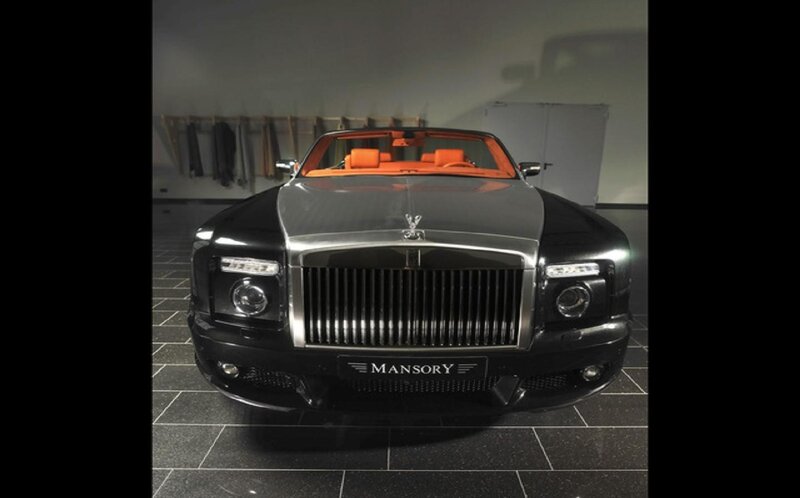 Black and Orange Rolls-Royce
