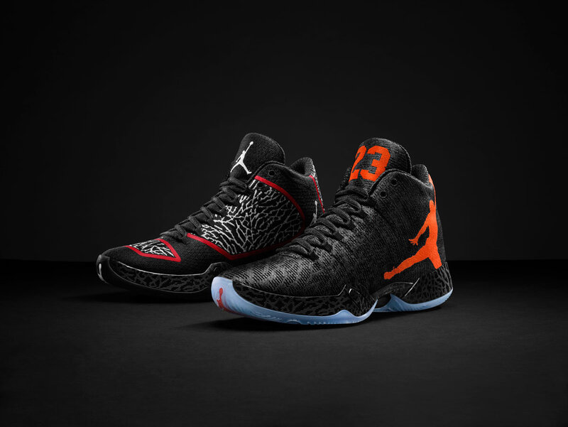 Black and Orange Sneakers