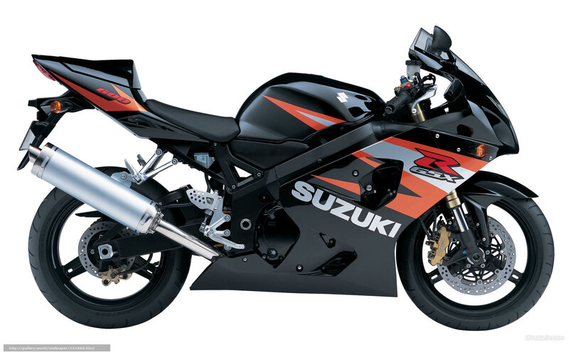 Black and Orange Sportbike