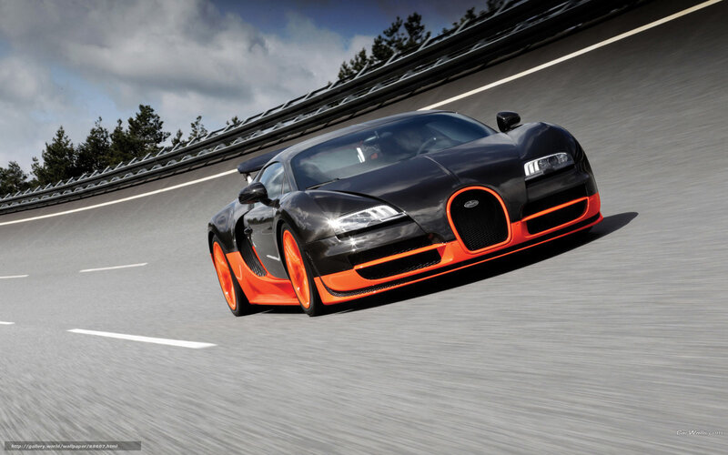 Black and Orange Sports Car — Dynamic, Afternoon