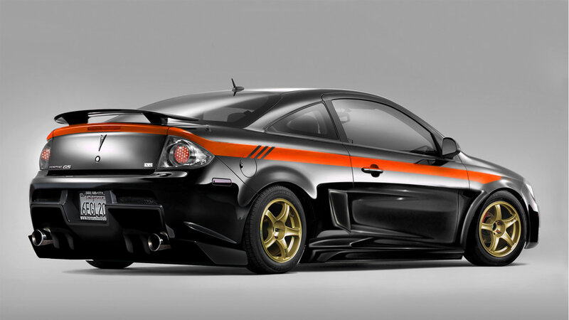 Black and Orange Sports Car — Dynamic
