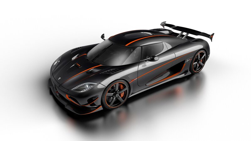 Black and Orange Sports Car — Sleek, Modern, 3d Render