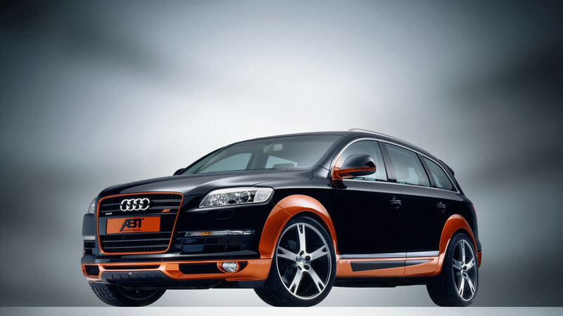 Black and Orange SUV — Dramatic, Photograph, Car, Grille, Wheels