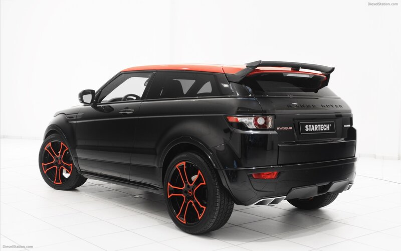 Black and Orange SUV — Neutral, Photograph, Wheels, Spoiler