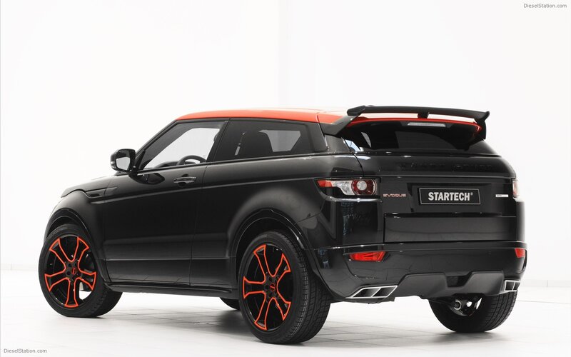 Black and Orange SUV — Neutral, Photograph, Wheels