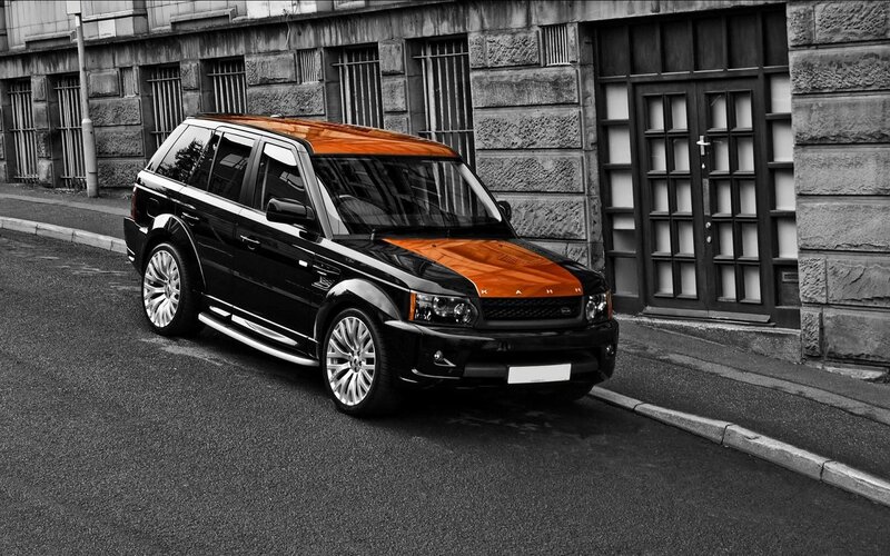 Black and Orange SUV — Urban