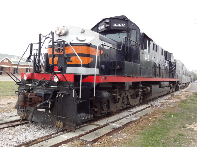 Black and Orange Train Engine