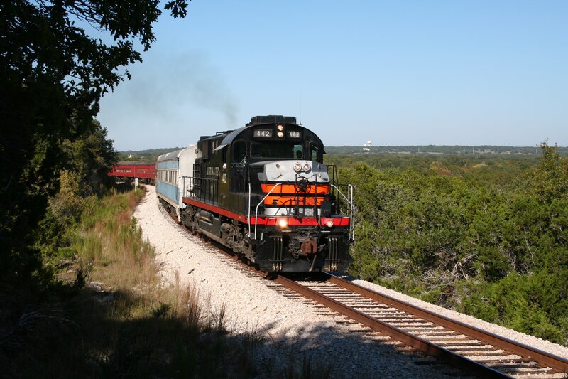 Black and Orange Train