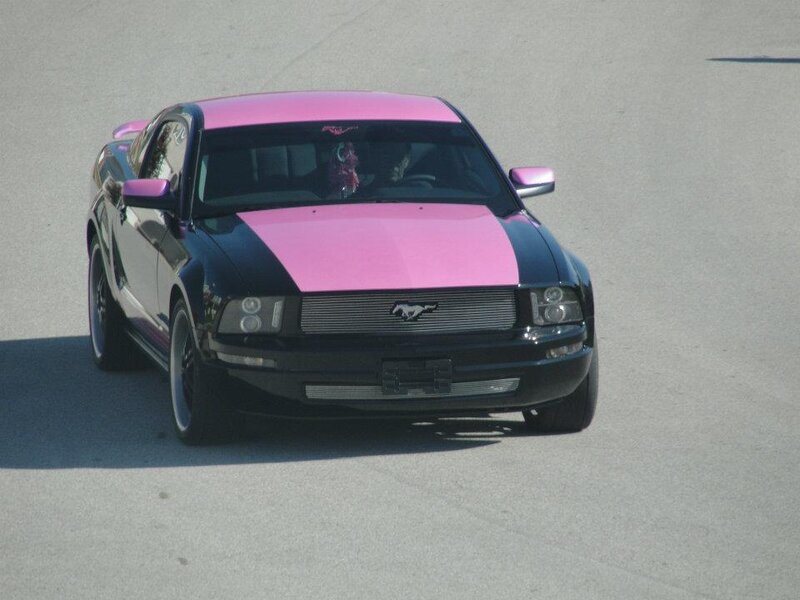 Black and Pink Car