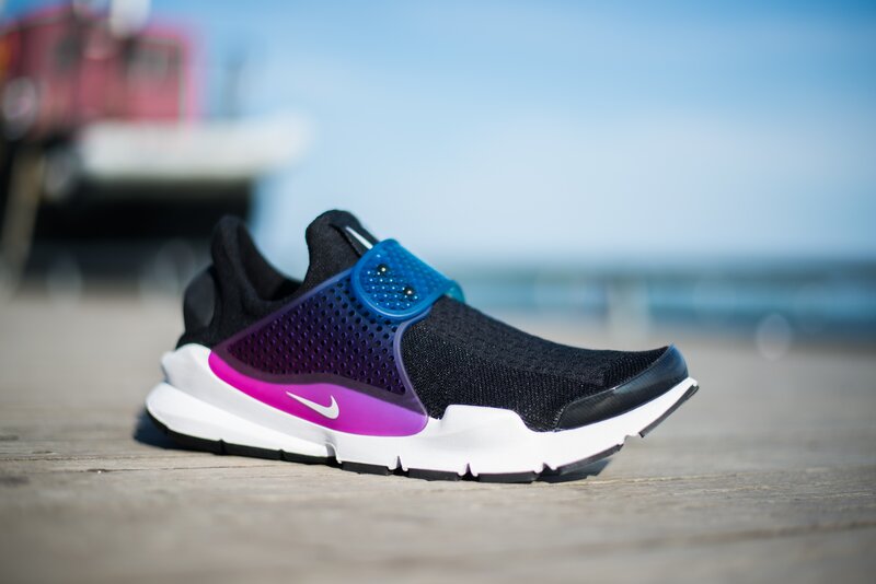 Black and Purple Sneaker