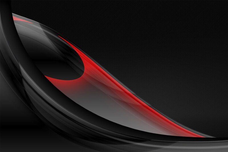 Black and Red Abstract Design — Dramatic