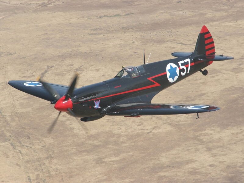 Black and Red Airplane