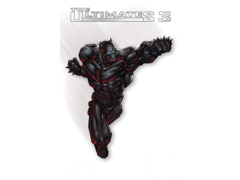 Black and Red Armored Figure