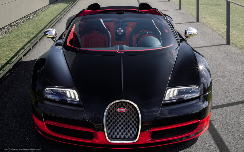 Black and Red Bugatti