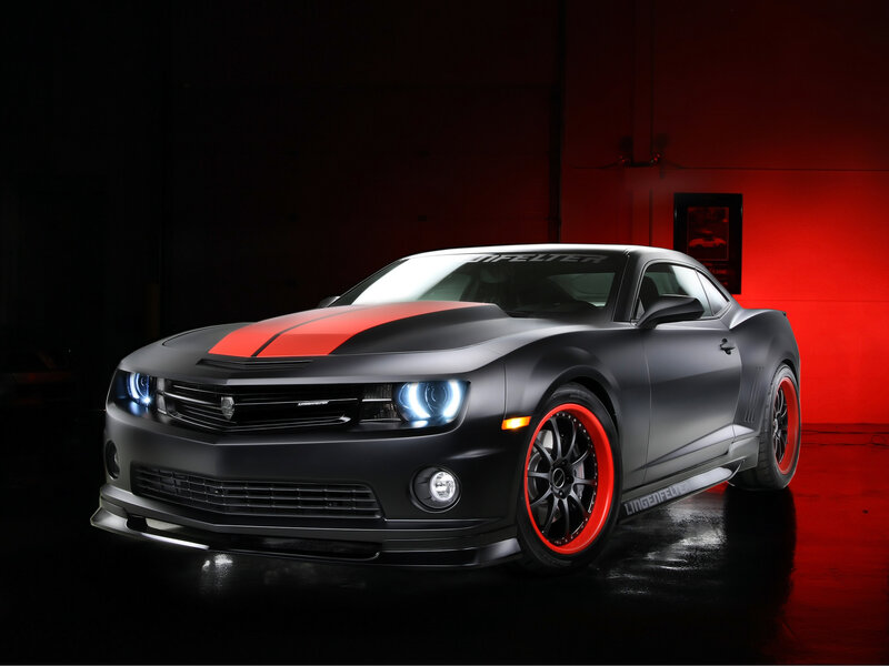 Black and Red Camaro — Dramatic