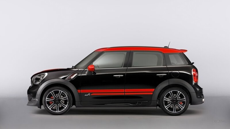 Black and Red Car — Neutral, Photograph, Side View