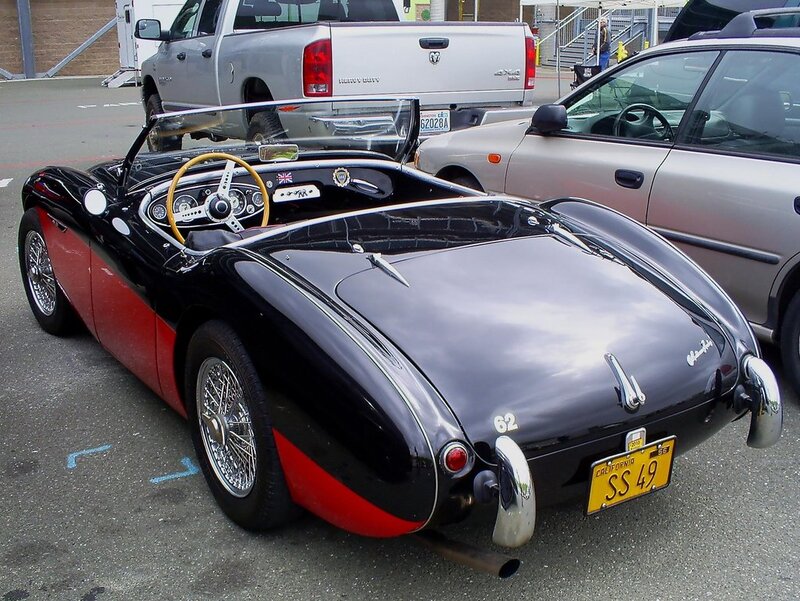 Black and Red Convertible Car — Calm, Afternoon