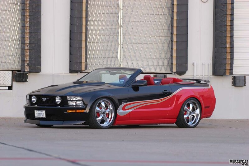 Black and Red Convertible Car — Neutral