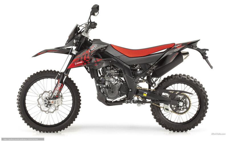 Black and Red Dirt Bike — Neutral, Photograph, Motorcycle