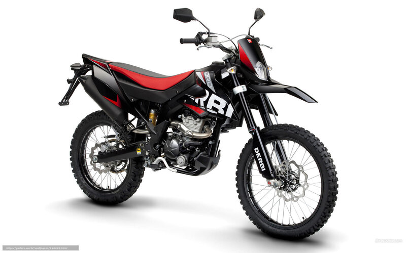 Black and Red Dirt Bike — Neutral