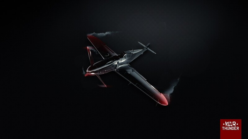 Black and Red Fighter Plane — Dramatic, 3d Render