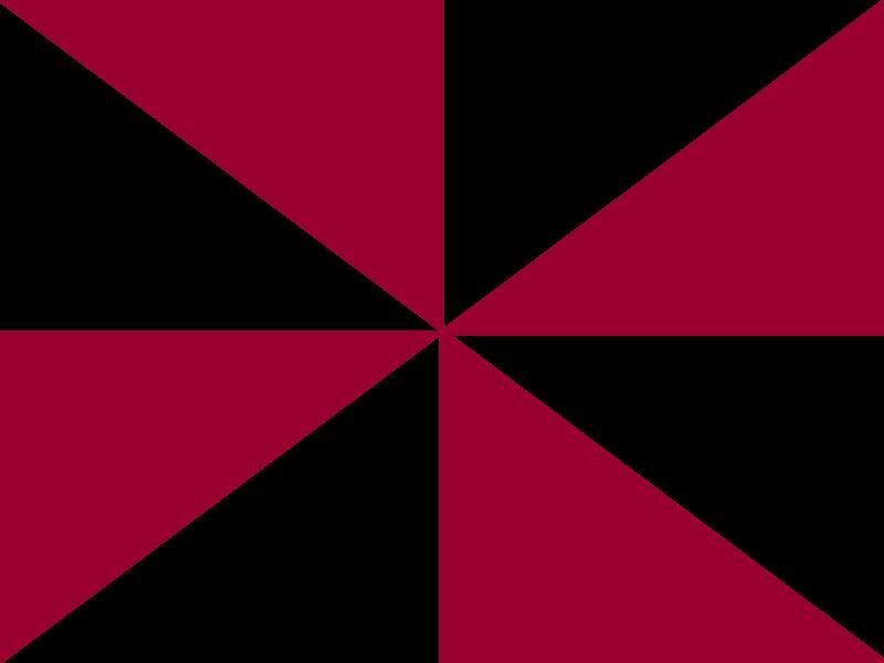 black and red geometric pattern