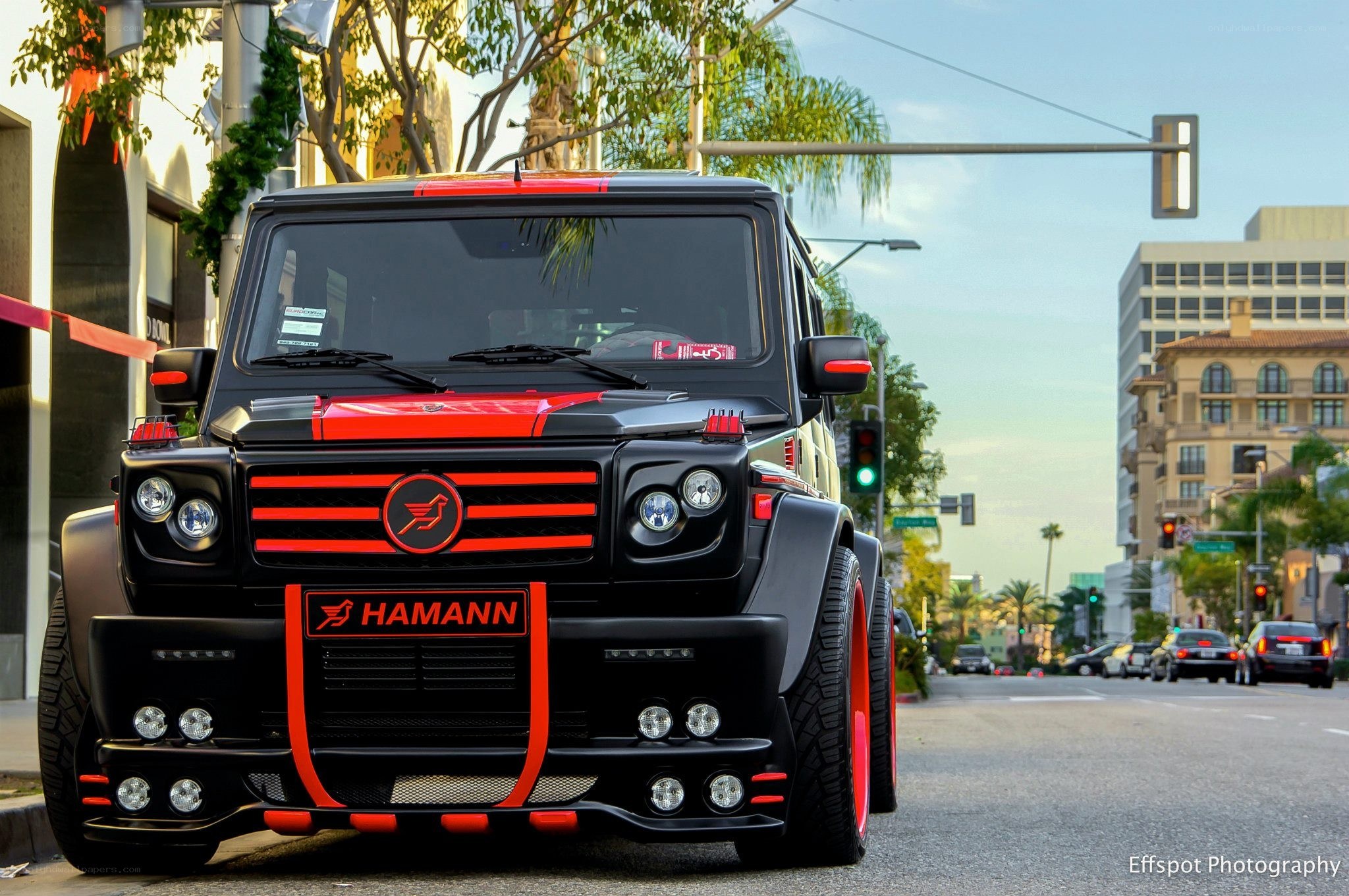 Black and red Hamann G-Wagon