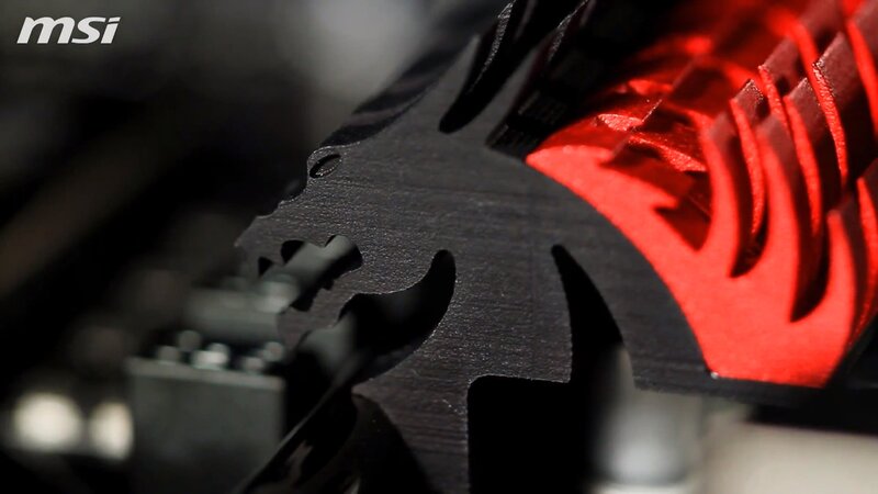 Black and Red Heatsink