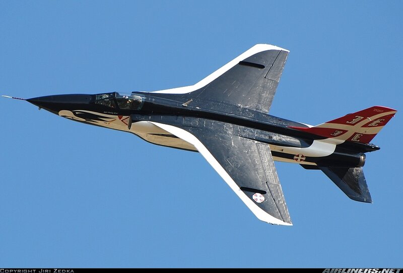 Black and Red Jet Fighter