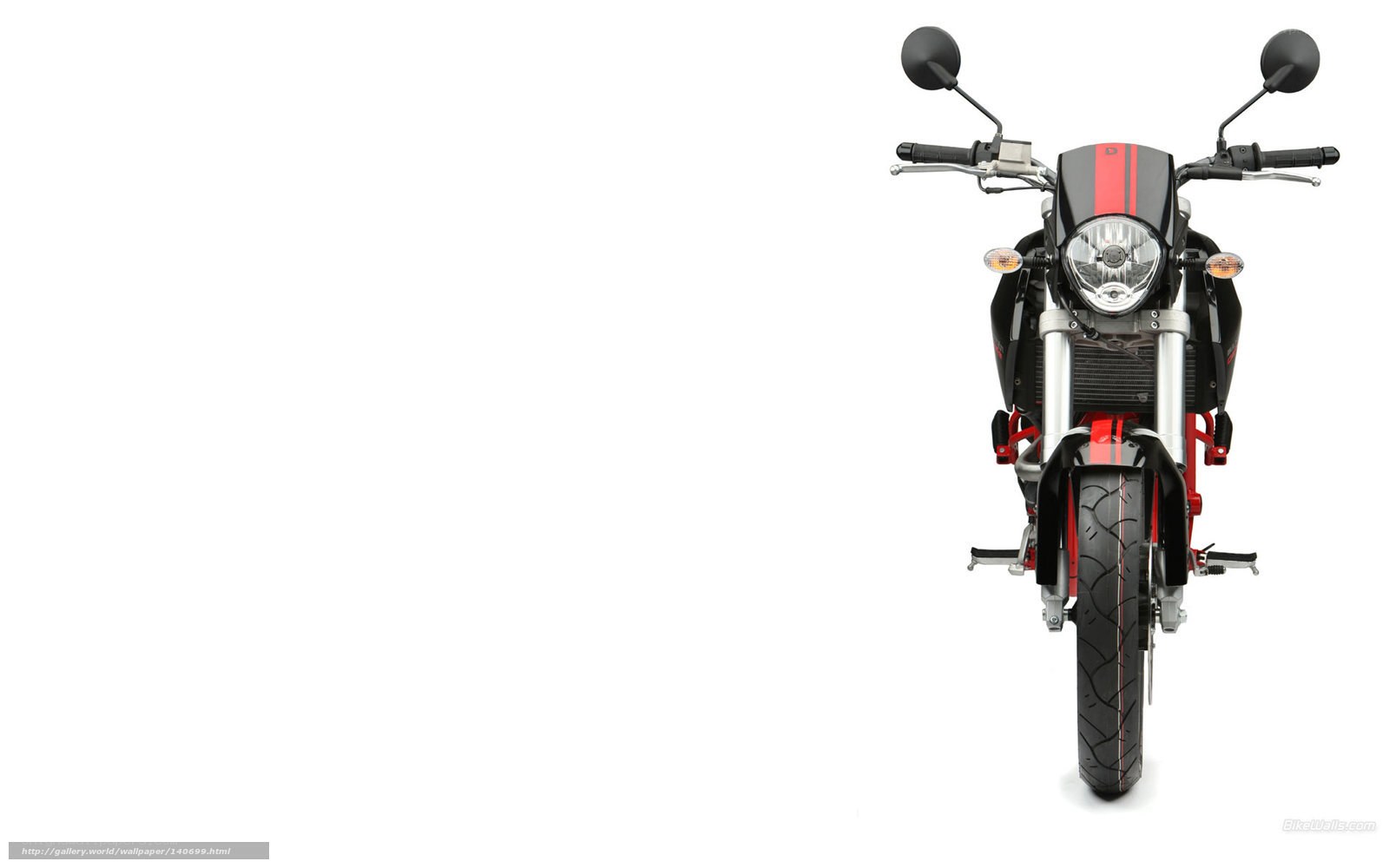 black and red motorcycle