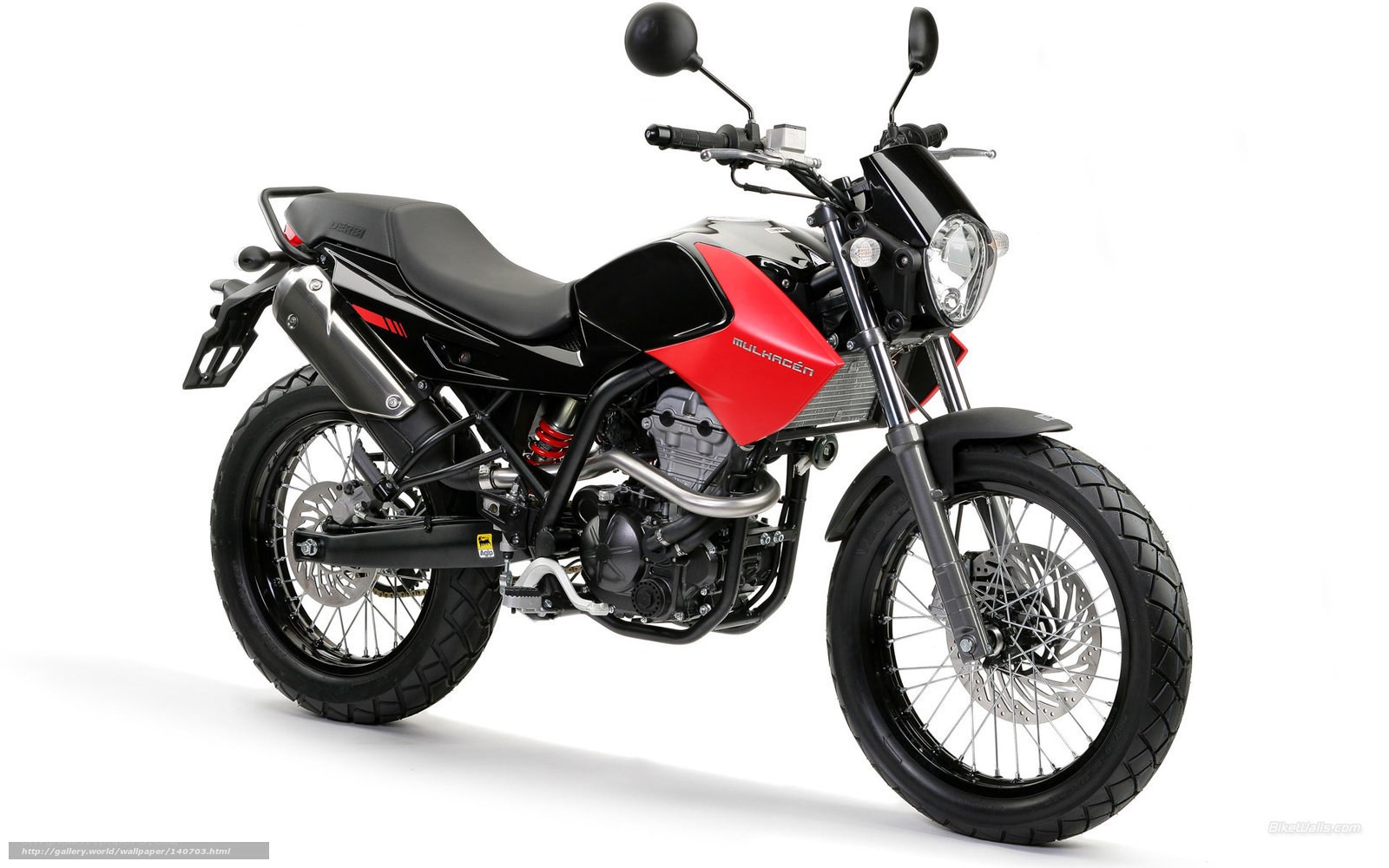 black and red motorcycle