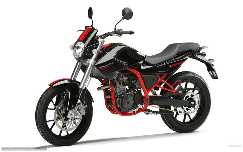 Black and red motorcycle