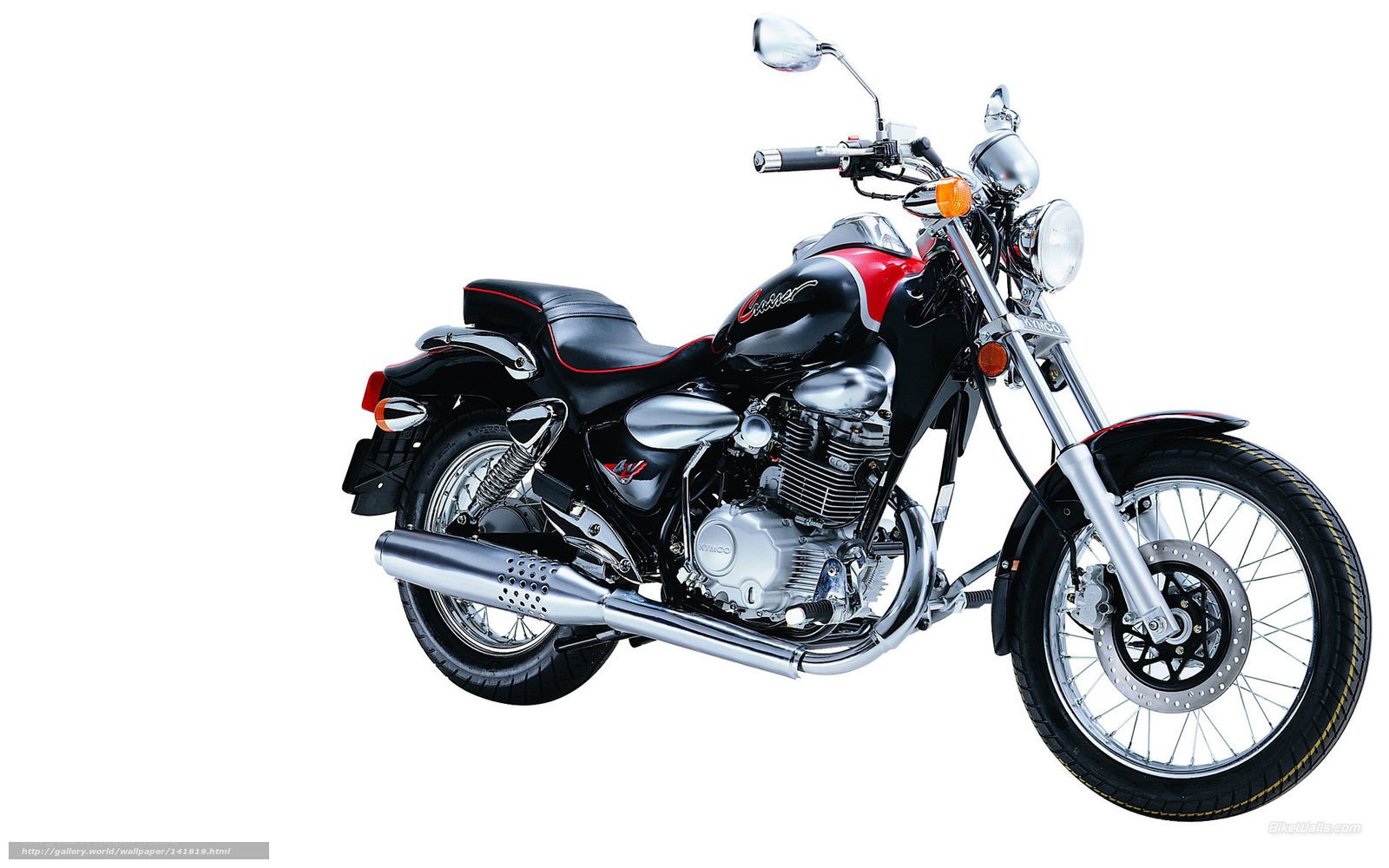 black and red motorcycle