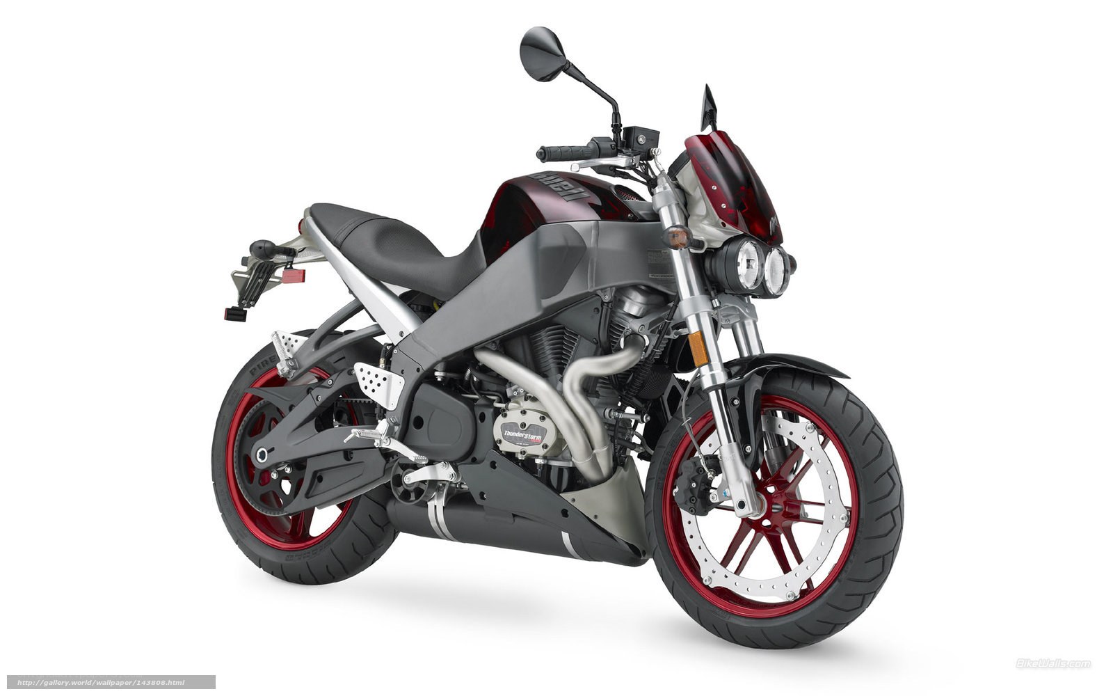 black and red motorcycle