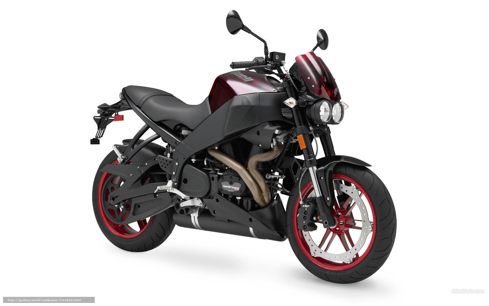 black and red motorcycle