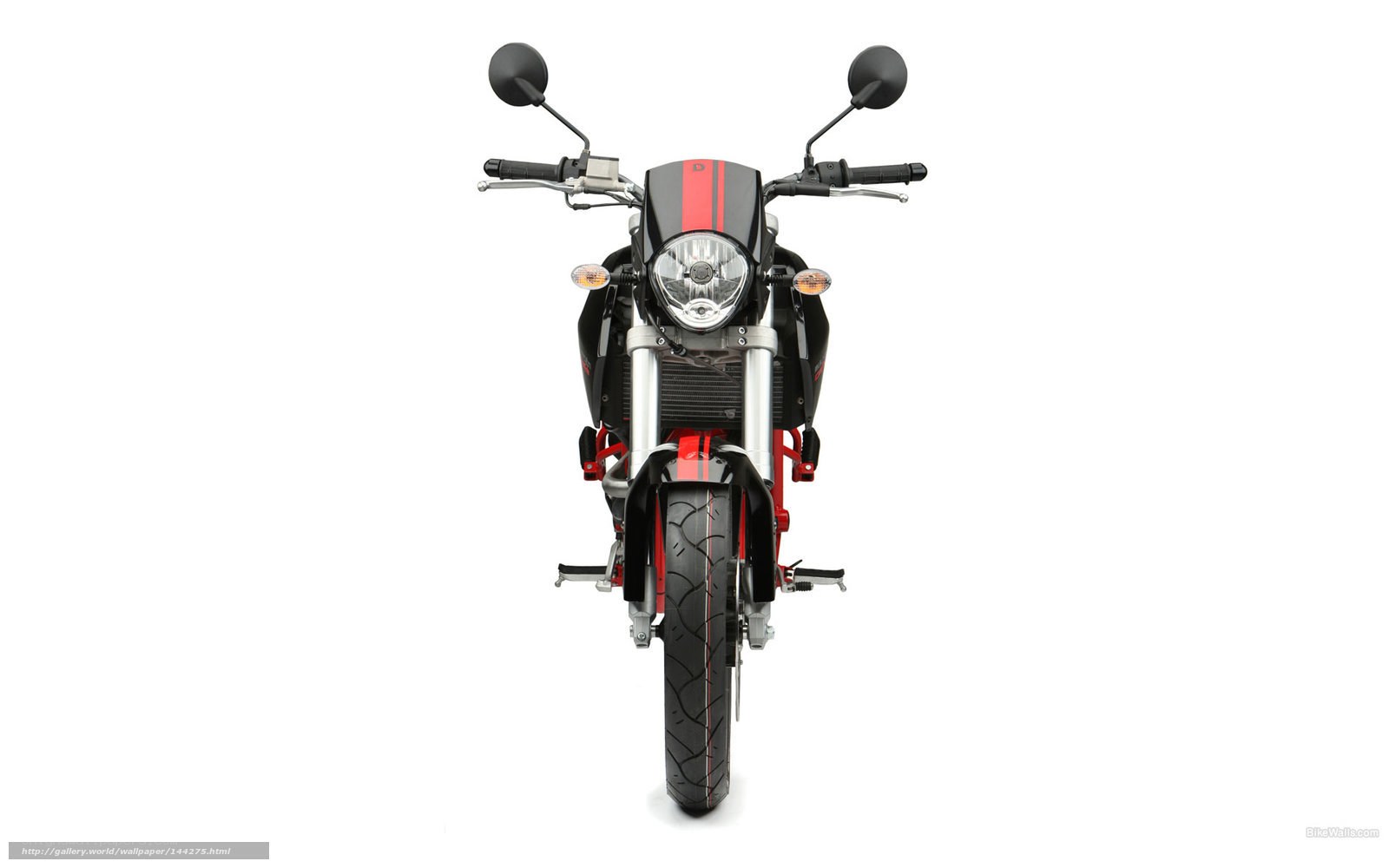 black and red motorcycle