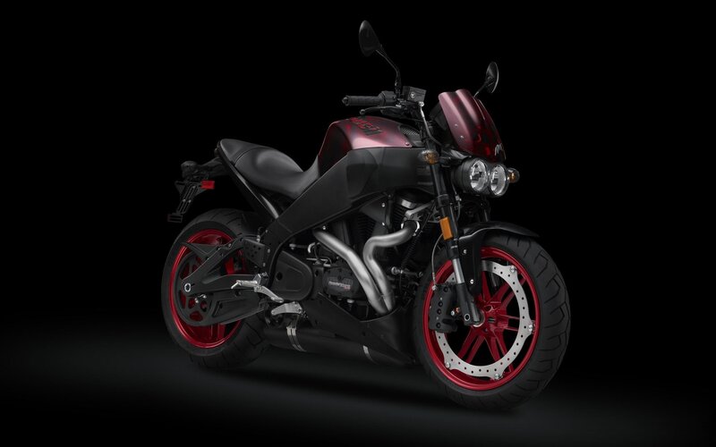 black and red motorcycle