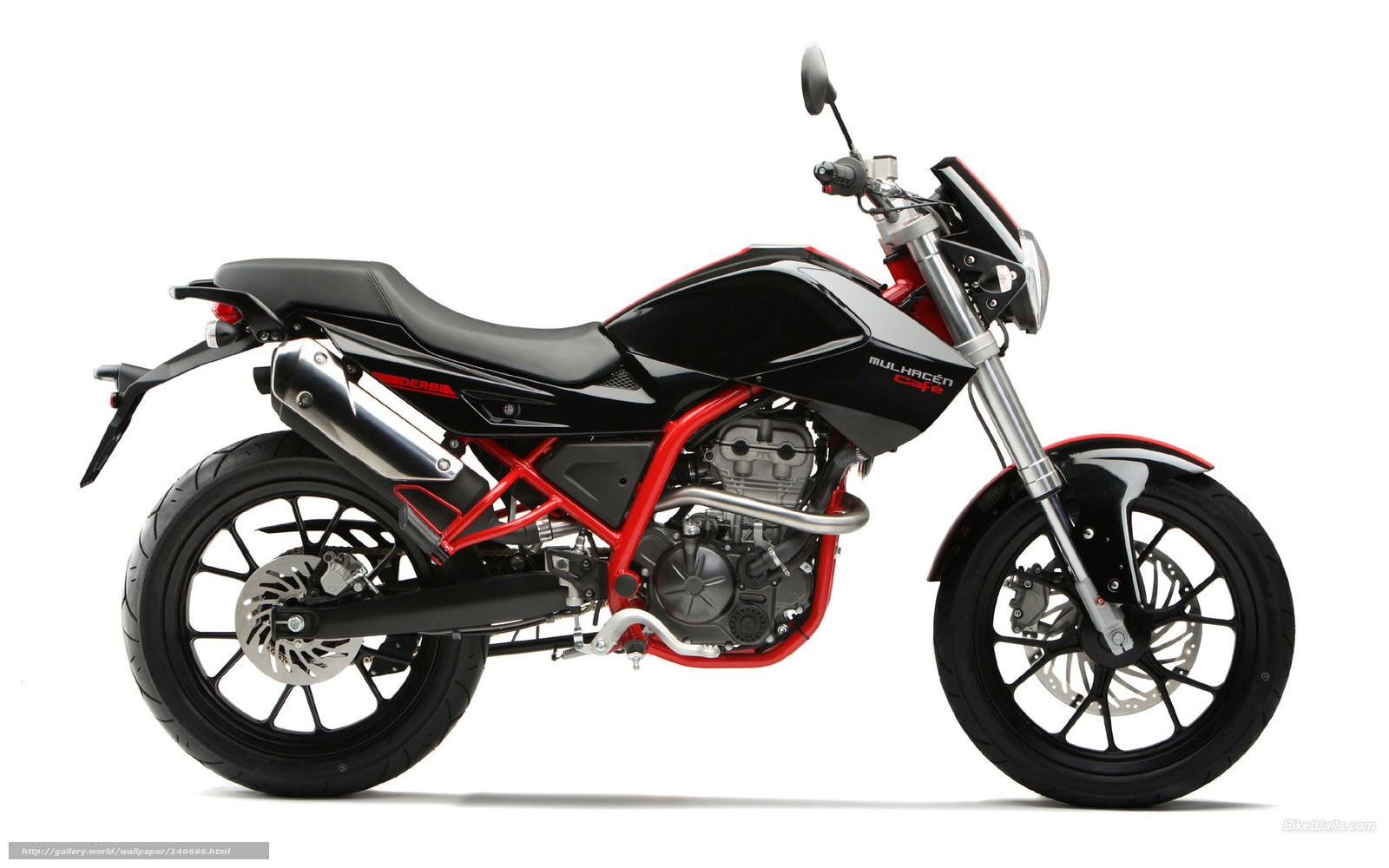 black and red motorcycle