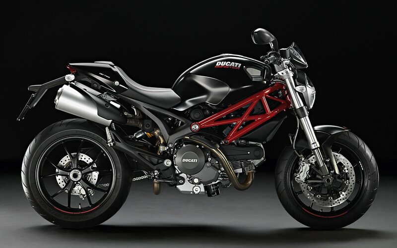 Black and Red Motorcycle — Dramatic, Photograph, Seat, Exhaust, Engine