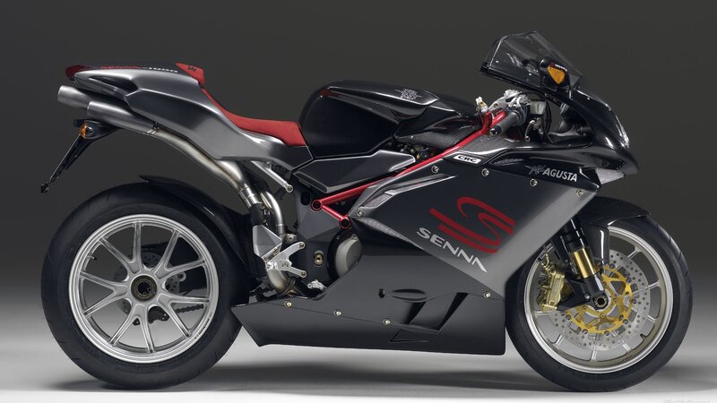 Black and Red Motorcycle — Dramatic, Photograph