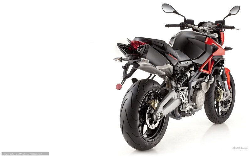 Black and Red Motorcycle — Neutral, Photograph, Rear View