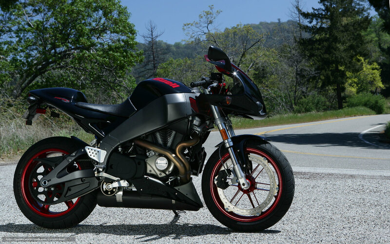 Black and Red Motorcycle — Serene