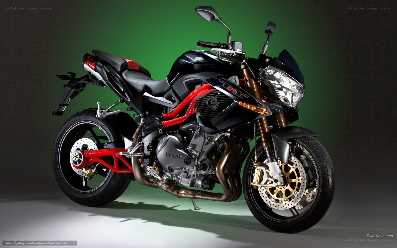 Black and red motorcycle